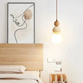 Rapidolight  Pendant Light | Natural Stone & Wood Bedside LED Lamp